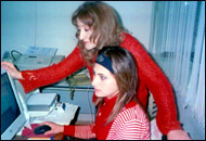 Computer classes in Vanadzor orphanage